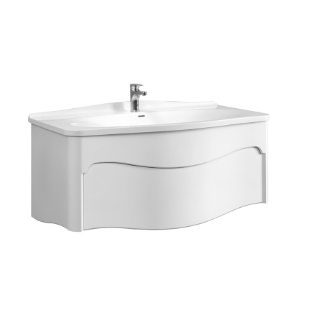 Тумба под умывальник Belux Анжело подвесная 110-01 Белый глянцевый