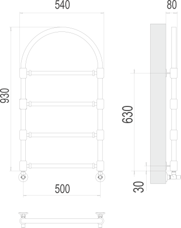 TERMINUS Версаль П4 500х930