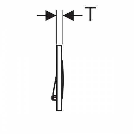 Клавиша смыва Geberit Sigma 115.882.JT.1 белая
