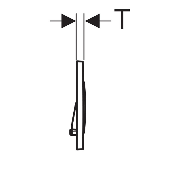 Клавиша смыва Geberit Sigma 115.882.JT.1 белая