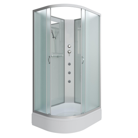 Душевая кабина Niagara Classic NG-33084-14RBKG (100х80х200) средний поддон(26см),стекло матовое