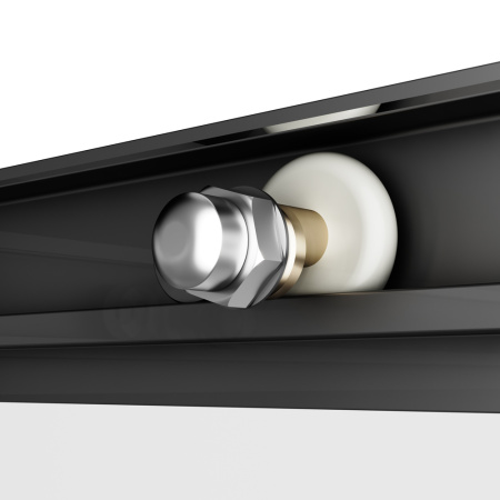 W94G-403-120290-BT1K X-joy Душевое ограждение AM.PM прямоугольное,раздвиж.двери 120x90 черный мат.