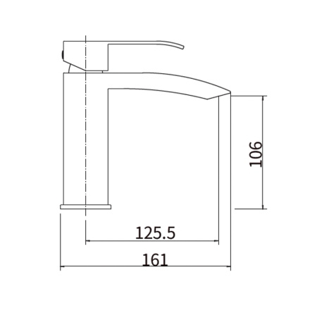 Смеситель для раковины FASHUN A51118, сатин