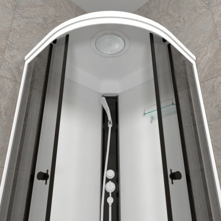 Душевая кабина Тритон Щ0000067300  Грэй-Вайт 90*90 А (ПД31)