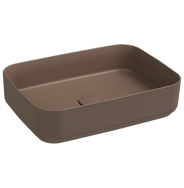 Раковина ISVEA Infinity накладная 500*360*120 цвет коричневый 10NF65050SV-2H