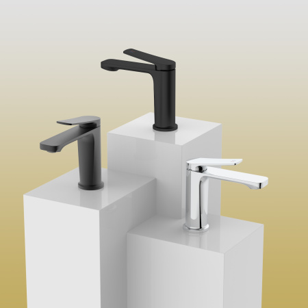 Смеситель для раковины Splenka S40.10.06, черный