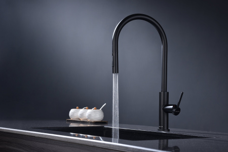 Смеситель для кухни Paulmark SENSO Se215180-AN, антрацит