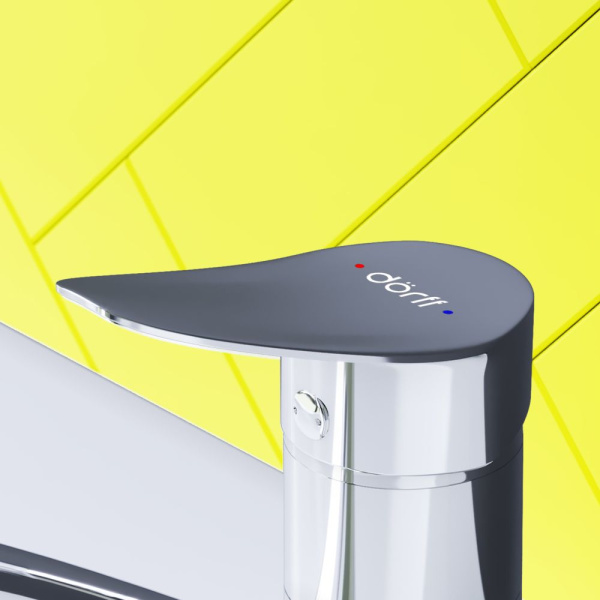 Смеситель для умывальника Dorff D1000000 Norma с поворотным изливом