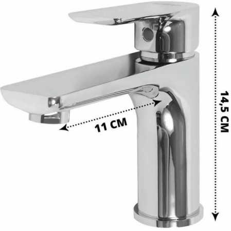 Cмеситель для раковины Hansberge H1099 Хром