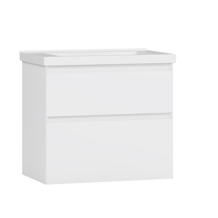 Тумба под умывальник Belux Киото подвесная 70, белый глянцевый