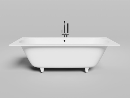 Ванна встраиваемая Salini ORNELLA AXIS 190x90, S-Stone, матовый белый 103422M