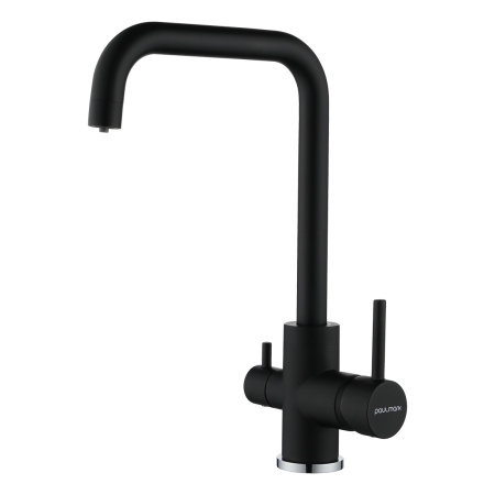 Смеситель для кухни Paulmark LOGAS Lo213021-401TB, антрацит полностью