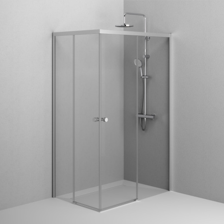 W94G-403-120280-MT1K X-joy Душевое ограждение AM.PM прямоугольн.,раздвиж.двери 120x80 хром мат