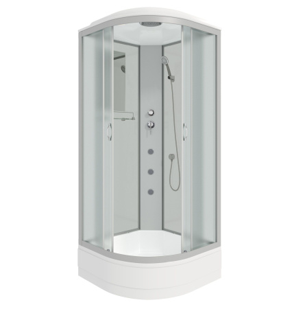 Душевая кабина Niagara Classic NG-3302-14G (100х100х215) средний поддон(26см),стекло матовое,4 места