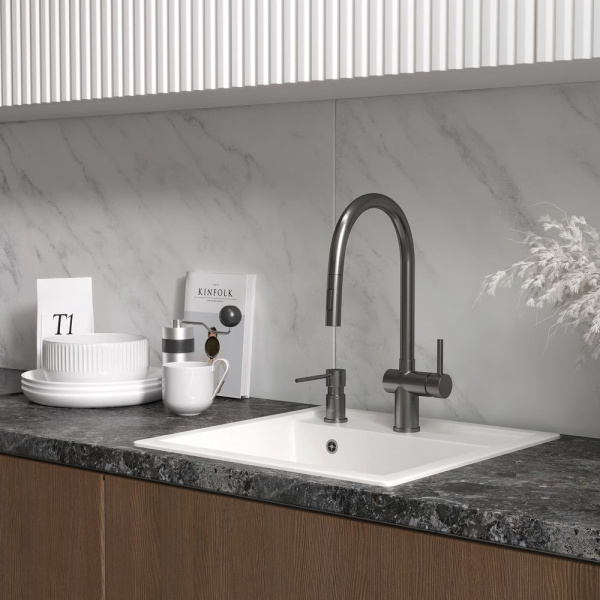 Кухонная мойка Reflexion Zia RX1251WH, белый