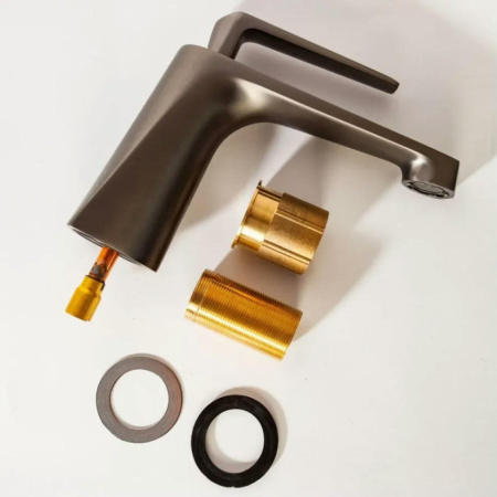 Cмеситель для раковины Hansberge H1068 Графит