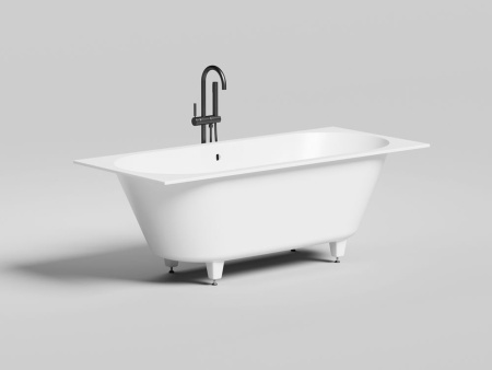 Ванна встраиваемая Salini ORNELLA AXIS 180x80 покраска по RAL полностью, S-Sense, матовый 103411MF