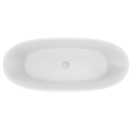 Ванна AQUAme акриловая отдельностоящая AQM3504MW