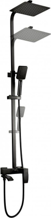 Душевая система FILARETE Waterfall FL2010 (Черный матовый)