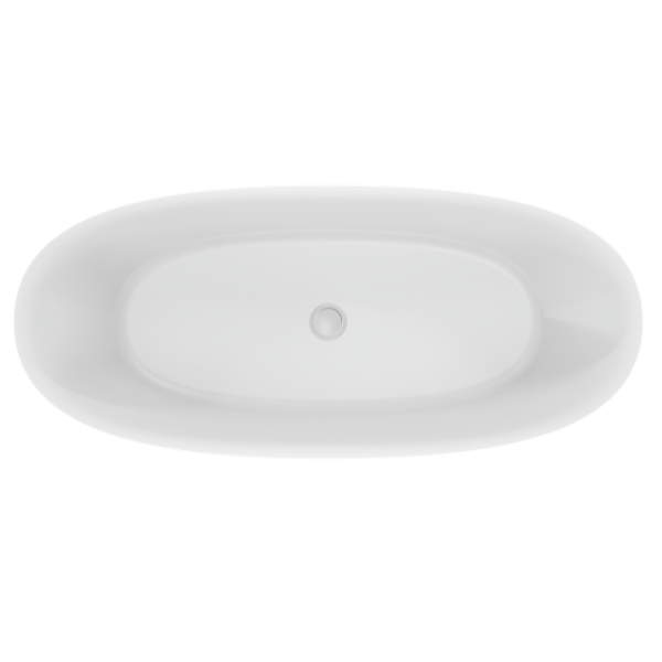 Ванна AQUAme акриловая отдельностоящая AQM3504MW