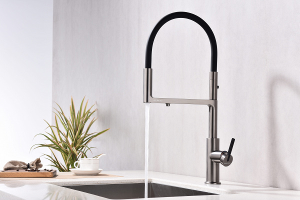 Смеситель для кухни Paulmark TORNADO To213402-B, беретта