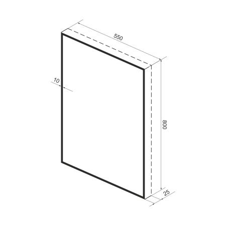 Зеркало с фоновой LED-подсветкой Wellsee 7 Rays' Spectrum 172200920