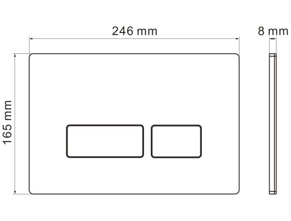 Комплект инсталляции 6 в 1 Roxen StounFix Slim 583046