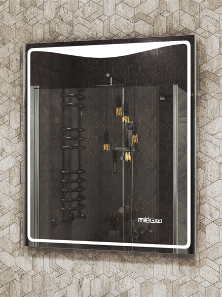 Зеркало VIGO Eva Media L 600, 60 см