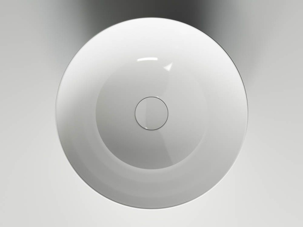 Умывальник чаша накладная круглая  Ceramicanova Element 358*358*155мм, Белый, CN6002