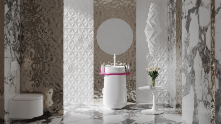 Раковина напольная Salini ORIENTE TOTEM, белый, 1303101M