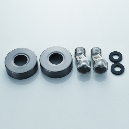 Смеситель для ванны Shevanik S8502T, оружейная сталь