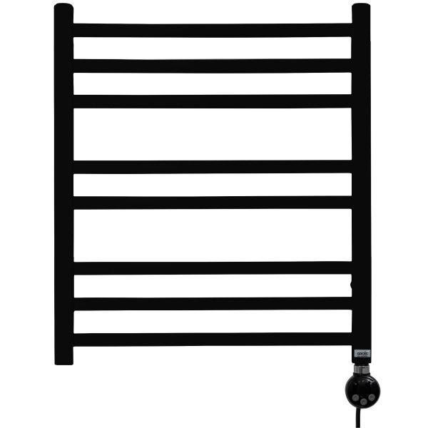 Полотенцесушитель GROIS Polo GR-001 500х600 П8 (3+2+3) RAL9005 черный матовый