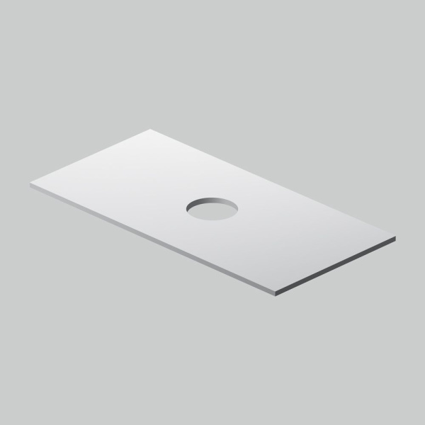 M8FST1000WM Func Столешница AM.PM, 100 см, цвет белый матовый