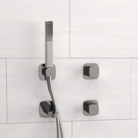 Встраиваемый комплект для ванны WasserKRAFT с лейкой и изливом A8651.312.314.326.087.103