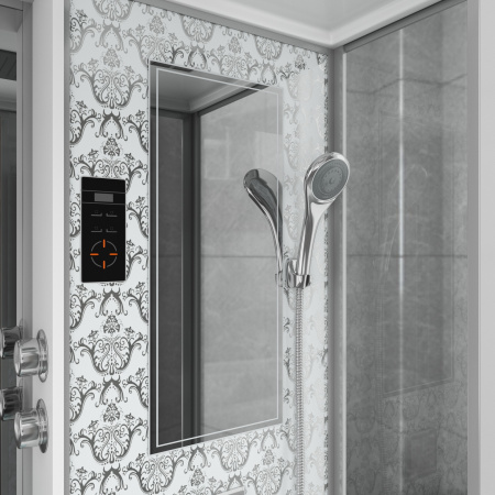 Душевая кабина Niagara Luxe NG-7713WR (82x120х215) низкий поддон(15см),дверь раздвижная,стенки серебро