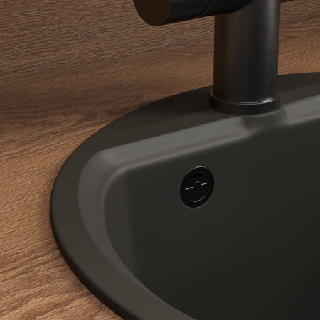 Кухонная мойка Reflexion Start RX0844BL, черный