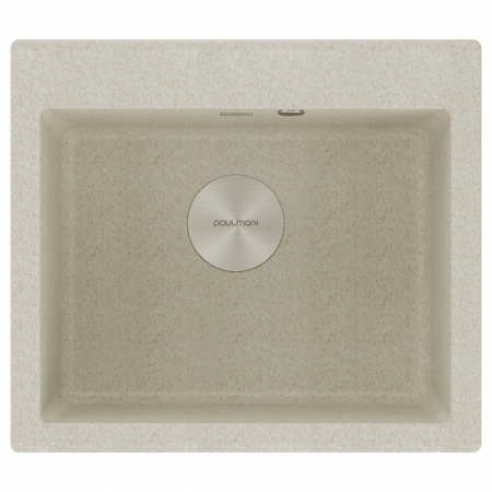 Мойка Paulmark KANTE 60 PM106052-BE 520х600х200 мм, IT-GRANIT, бежевый