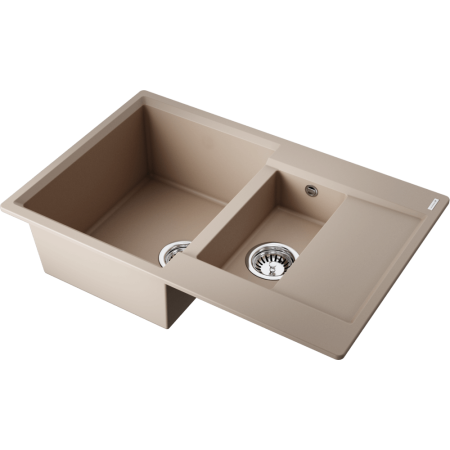 Кухонная мойка Omoikiri Daisen 78-2T-SA Tetogranit/бежевый 4993536