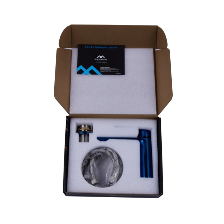 Смеситель для раковины FASHUN A1083-33, голубой сапфир