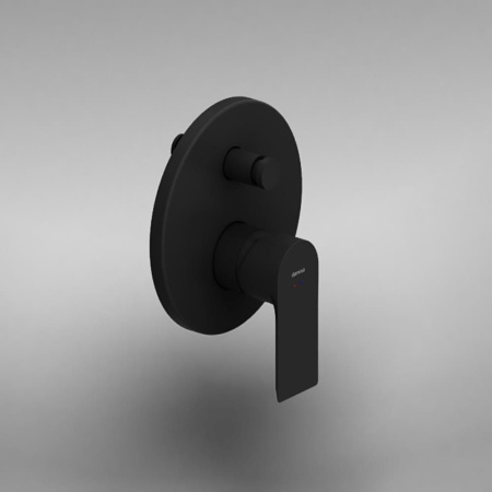 477100300 Apollo Смеситель для душа Damixa монтируемый в стену, черный