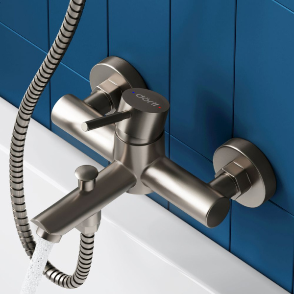 D3010000SS Logic new Смеситель для ванны и душа AM.PM из нержавеющей стали