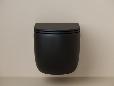 Подвесной унитаз  UP безободковый, смыв торнадо CERAMICANOVA CN4007MB