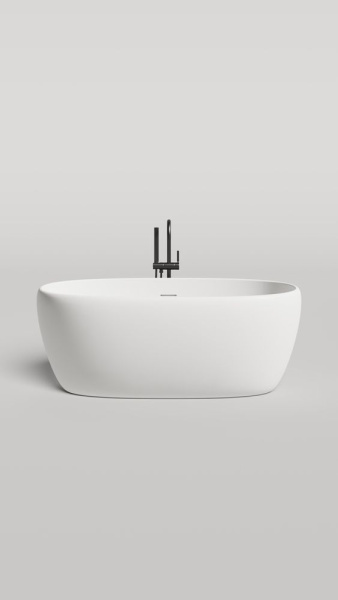 Ванна отдельностоящая Salini LUCE 170x85 покраска по RAL полностью, S-Stone, матовый 100121MF