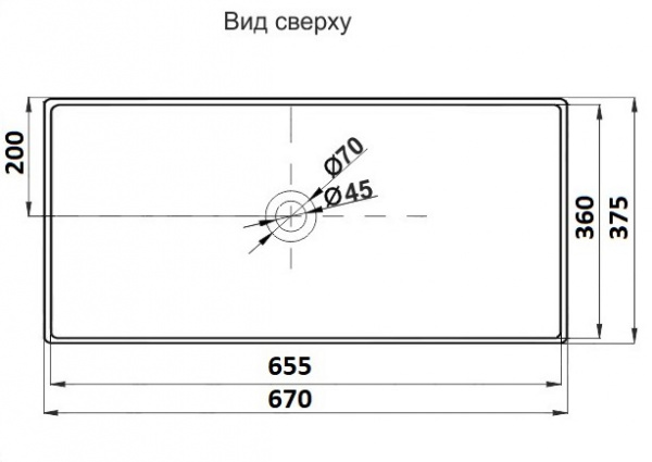 Раковина накладная CeramaLux W1531