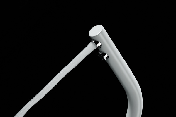 Смеситель для кухни Paulmark ESSEN Es213011-431TW, белый матовый полностью