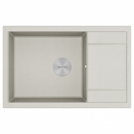 Мойка Paulmark FLUGEN 60 PM317850-GR 500х780х200 мм, IT-GRANIT, серый