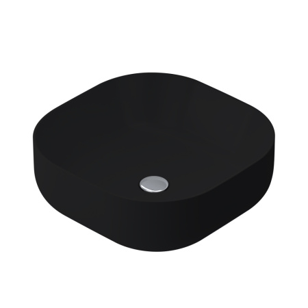 M8FWCC30430BM Func Раковина накладная AM.PM, квадрат, 43 см, цвет черный матовый