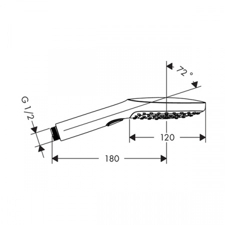 Ручной душ Hansgrohe Raindance Select Е 120 3jet 26520400