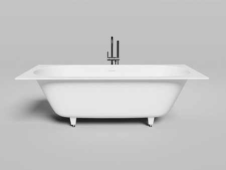 Ванна встраиваемая Salini ORNELLA AXIS KIT 190x90, S-Stone, матовый белый 103522M