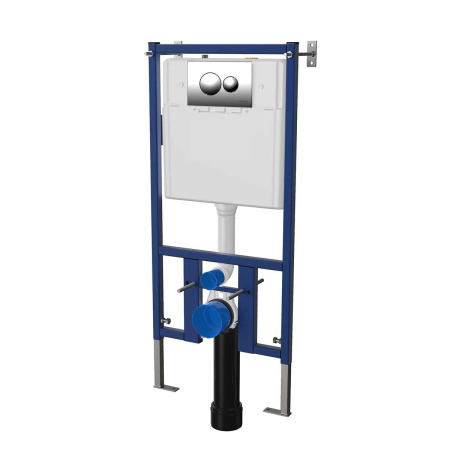 Инсталляция для подвесного унитаза Vincea VIS-450, 510х1000, цвет сине-белый